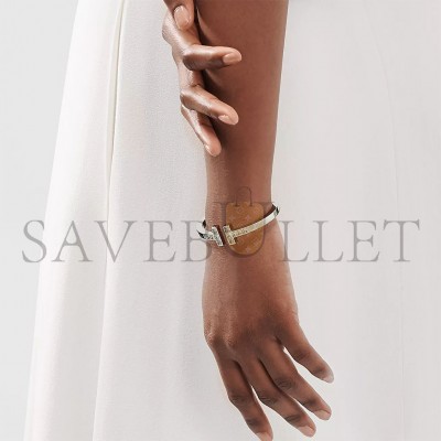 TIFFANY T PRINCESS-CUT DIAMOND SQUARE BRACELET 60010801